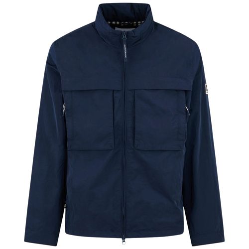 Aquascutum Lamina Mock Neck Jacket - Navy