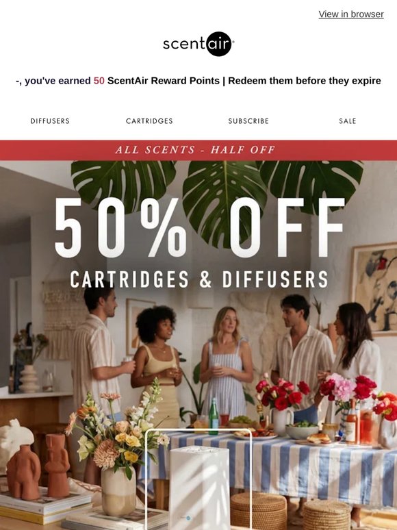 1/2 OFF Scents | Memorial Day Deals