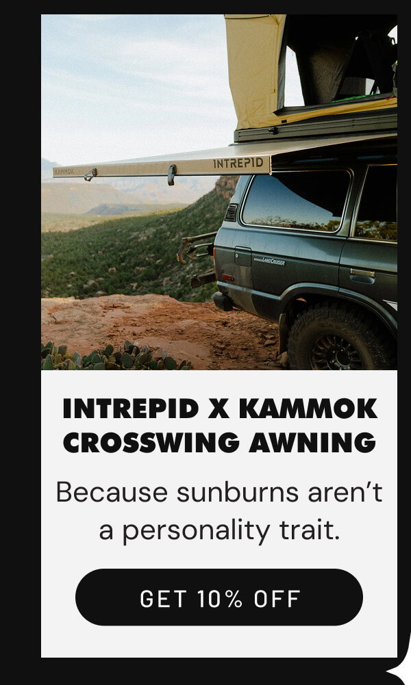 Intrepid x Kammok Crosswing Awning
