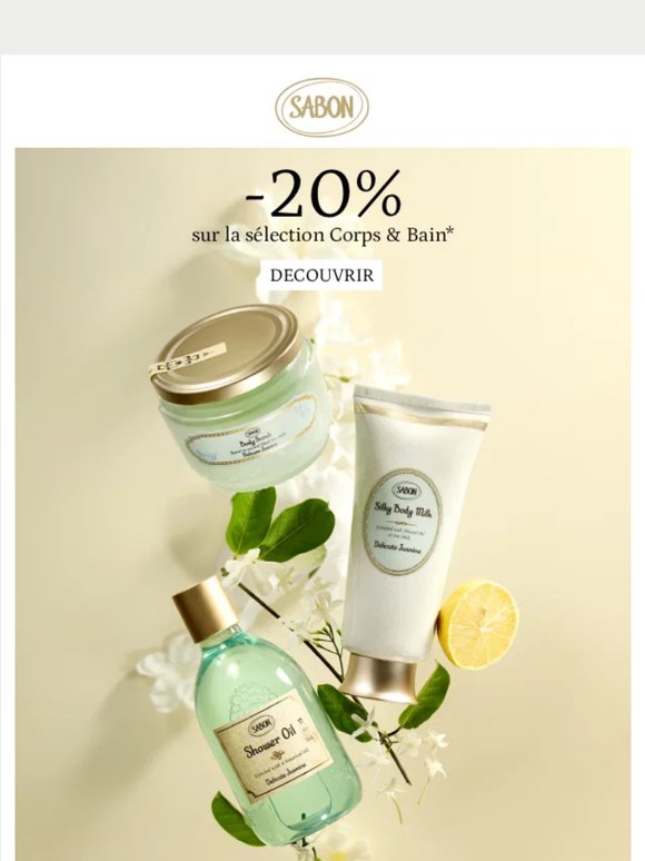 😍 Dernière chance : -20% sur votre rituel Corps