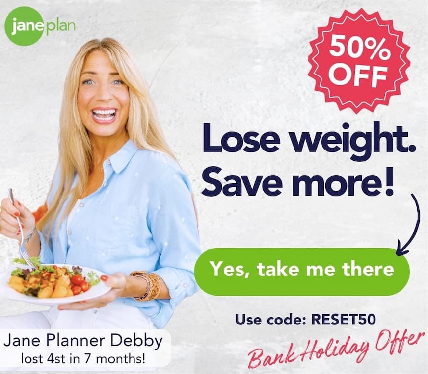 Lose up to a stone in 28 days with Jane Plan