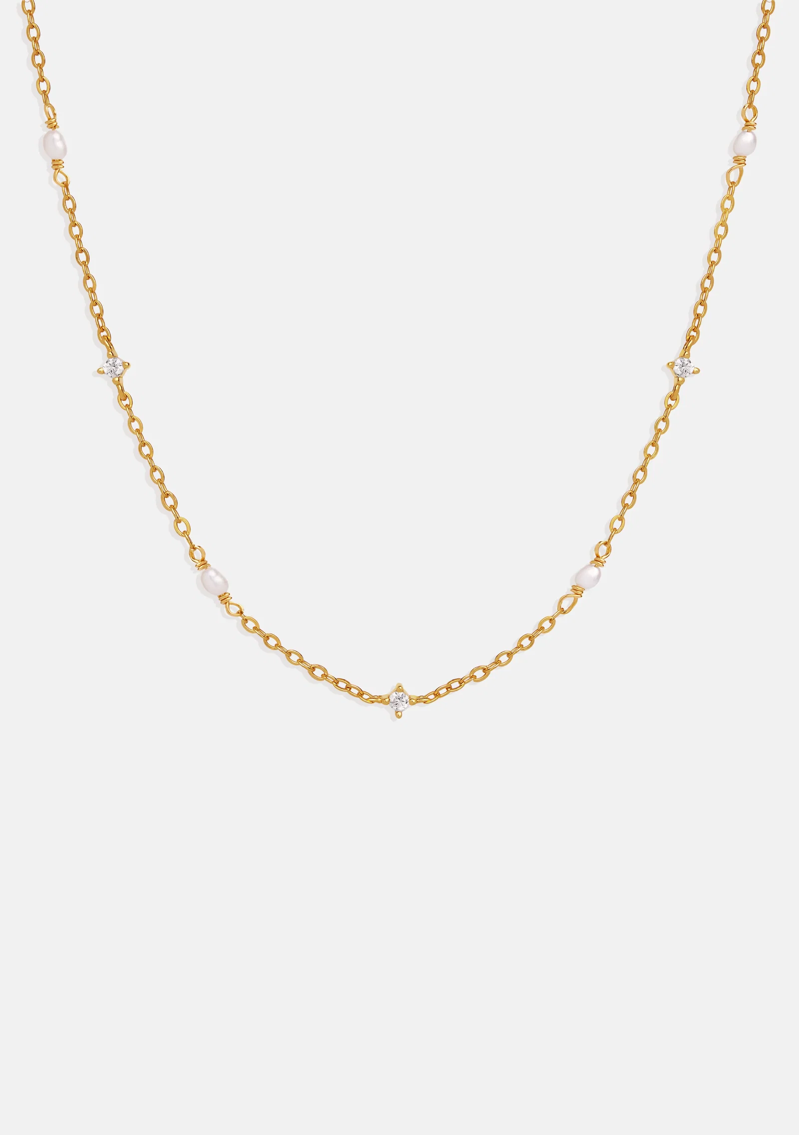 Image of Stars & Moons Necklace - Gold