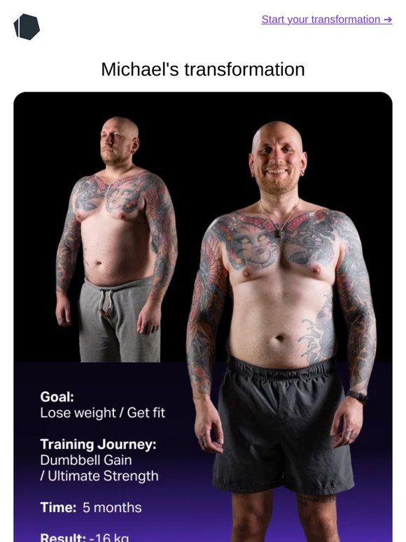 -16kg in 5 months.