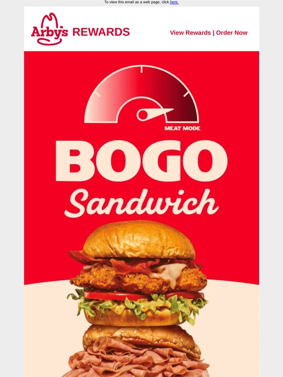 🤠Meat Mode = BOGO Sandwich