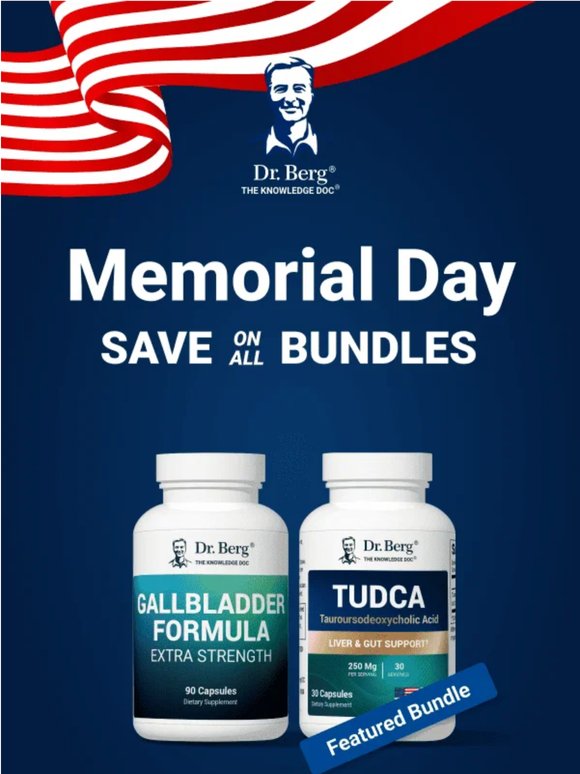 🇺🇸 Save on bundles this Memorial Day