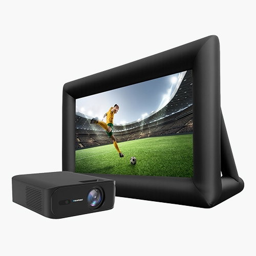 Blaupunkt 1080p Projector with 140" Inflatable Screen