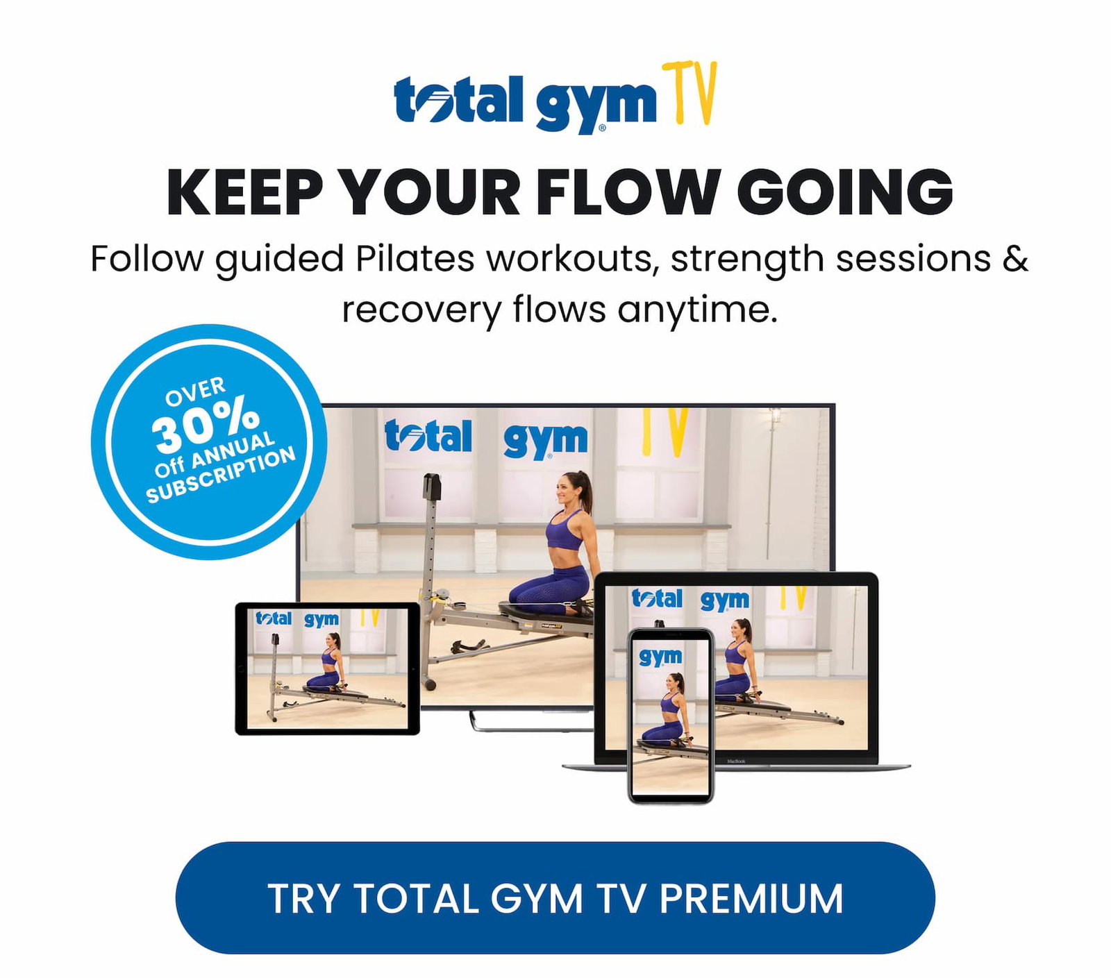 Total Gym Tv - Annual Subscription