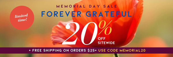 Shop our Memorial Day Sale and save 20%