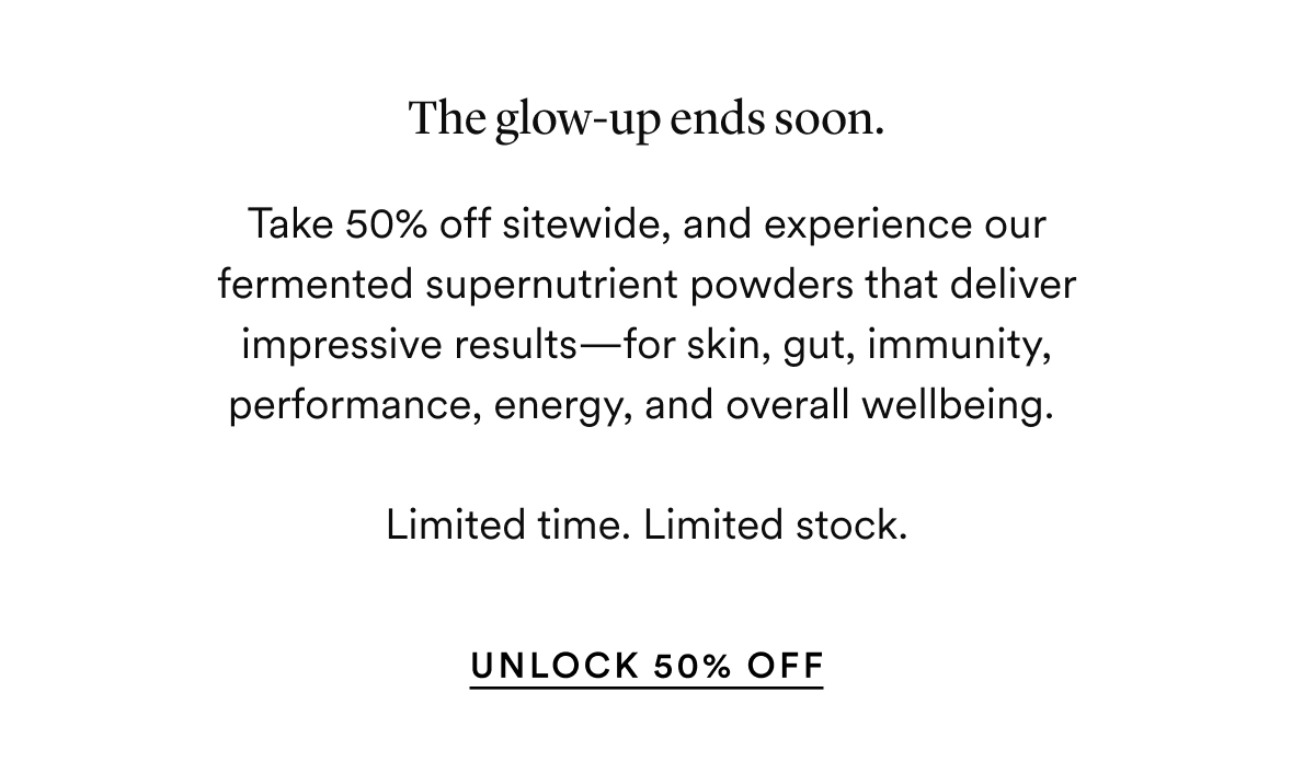 The Beauty Chef: 50% off sitewide
