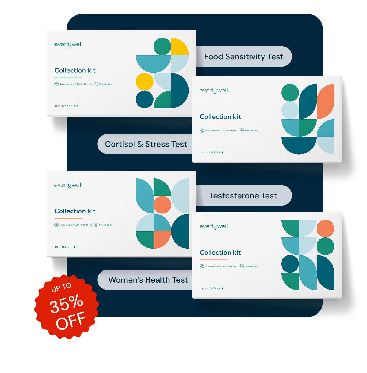 up to 35% OFF at-home lab tests