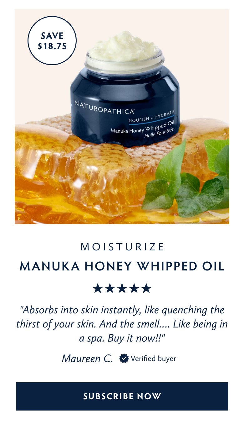 Manuka Honey Whipped Oil