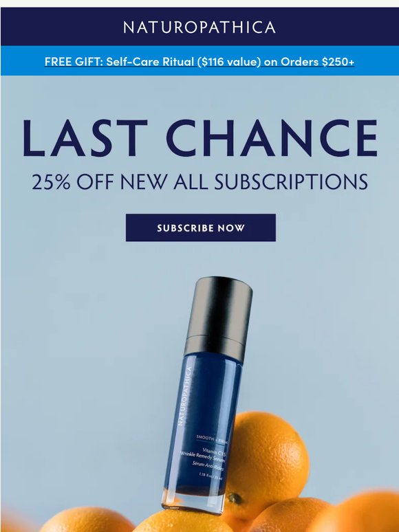 Last Chance: 25% Off Subscriptions Ends Tonight💙