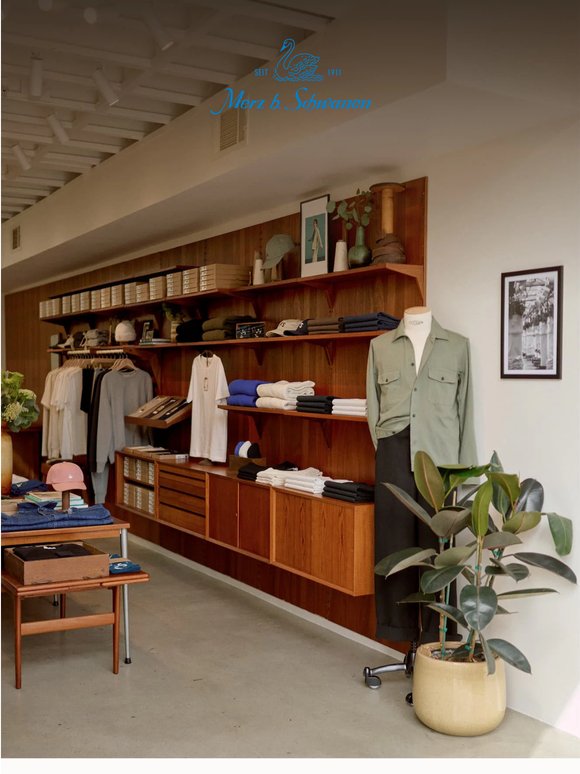 Unser neuer Merz b. Schwanen Store in Venice, Kalifornien