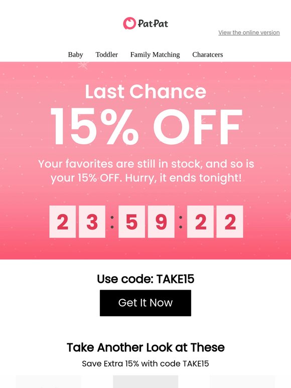 ⏰ Last Chance — 15% OFF Ends Tonight