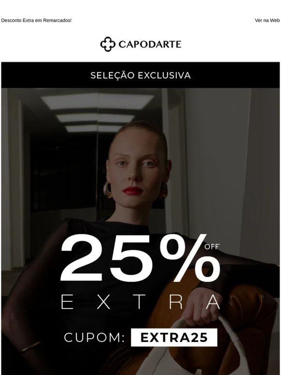 25% OFF Extra em Novos Desejos