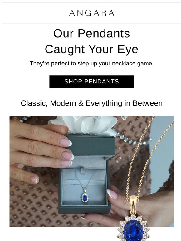 Caught You Staring at Our Pendants 😉