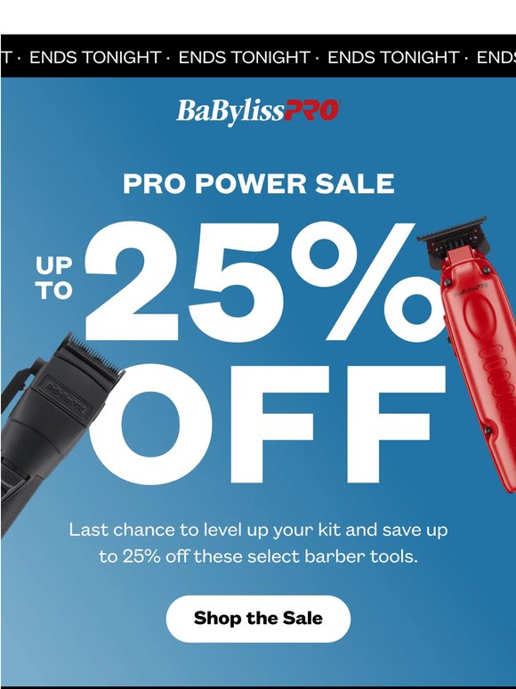 🚨 FINAL HOURS: Up to 25% Off