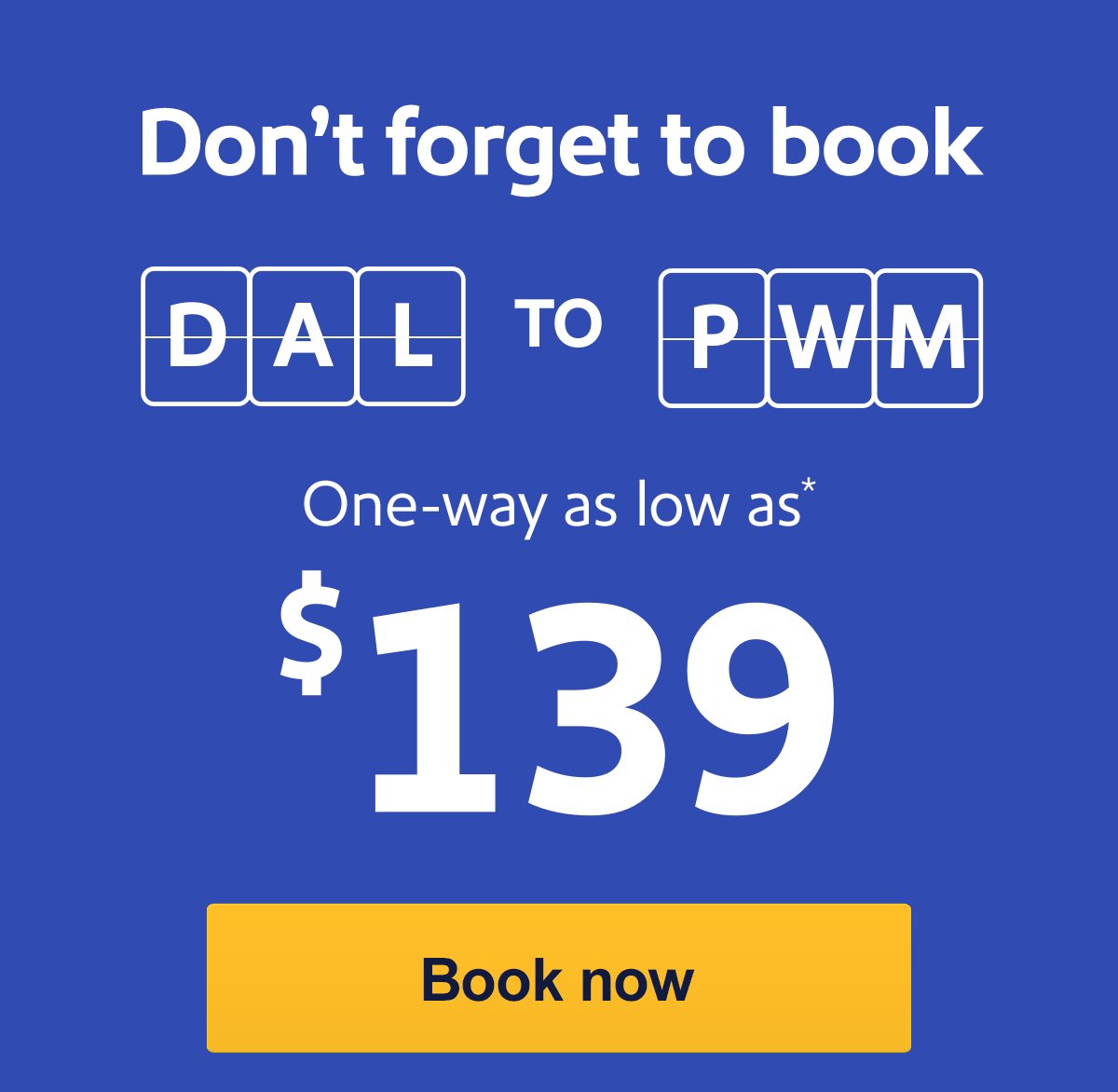 Don't forget to book your trip.