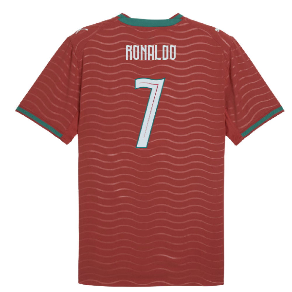 Image of 2026-2027 Portugal Authentic Home Shirt (Ronaldo 7)