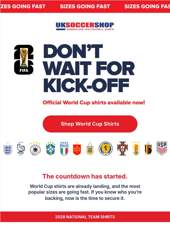 Don’t wait for kick-off 🌍