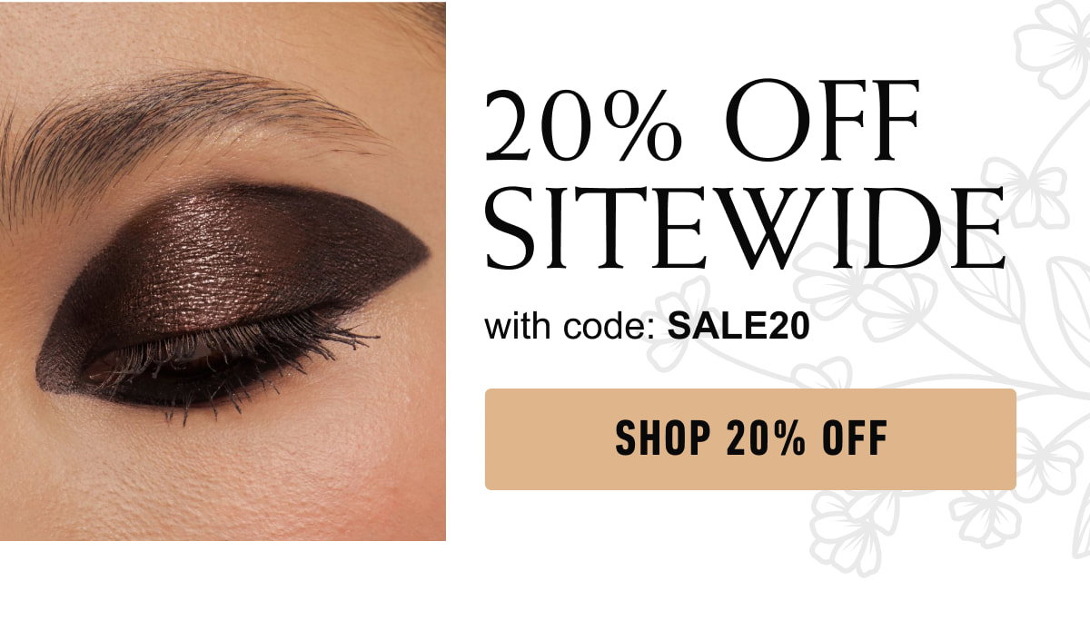 SITEWIDE SAVINGS 20% Off Sitewide with code: SALE20*