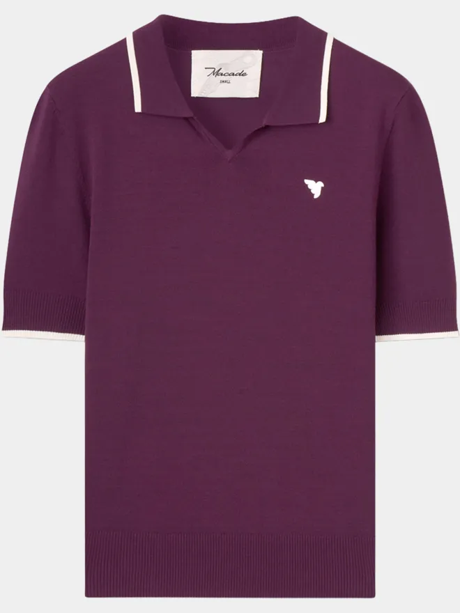 Macade Golf Vera Mauve Cropped Polo Halbarm Polo lila M