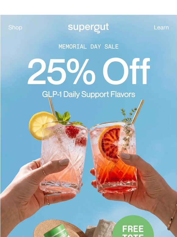 25% off GLP-1 Daily Support won't last ⌛