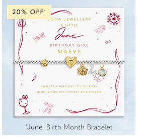 Birth Month A Little 'June' Bracelet