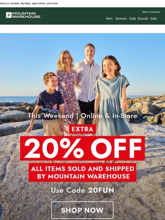 Extra 20% Off | Summer Shoes