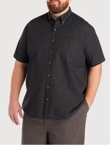Easy-Care Paisley Print Sport Shirt