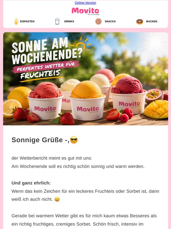 NUR NOCH HEUTEt: 10% auf dein Fruchteis! 🍓🍨