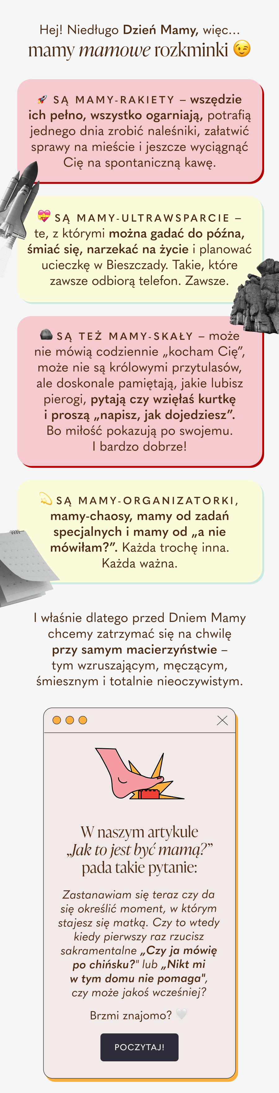 Hej, niedługo dzień mamy