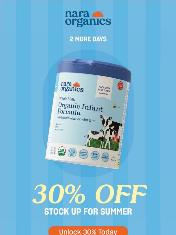 Summer Stock Up is ending soon