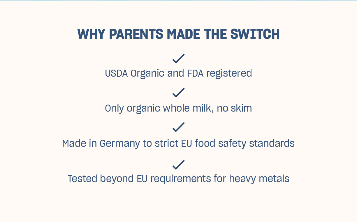 we're raising the bar on infant formula
