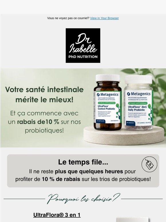 Mon offre se termine ce soir !