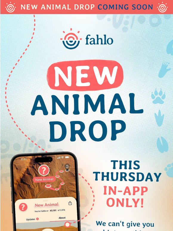 NEW Animal Drop this Thursday! 👀🐾