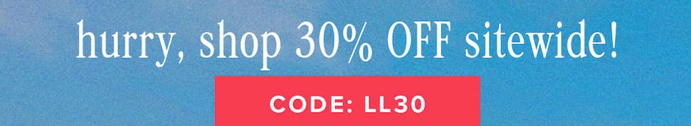 30% OFF sitewide with code LL30