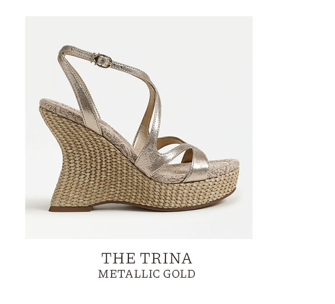 The Trina | Metallic Gold