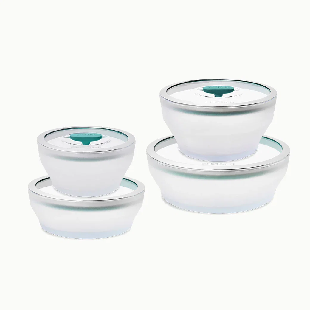 Image of 8-Piece Glass Round Dish Set