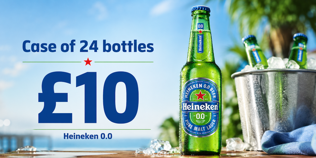 Case of 24 Heineken Bottles - £10