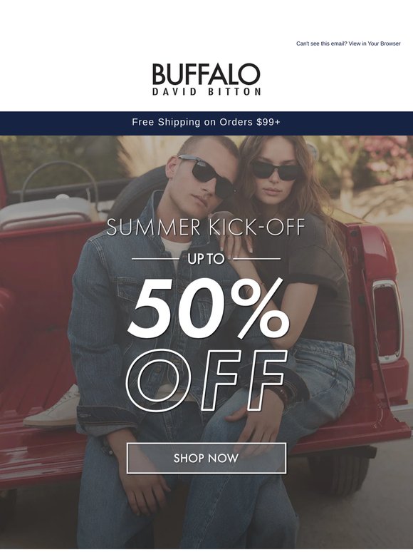 Up to 50% Off All Summer Essentials 👕⛱️