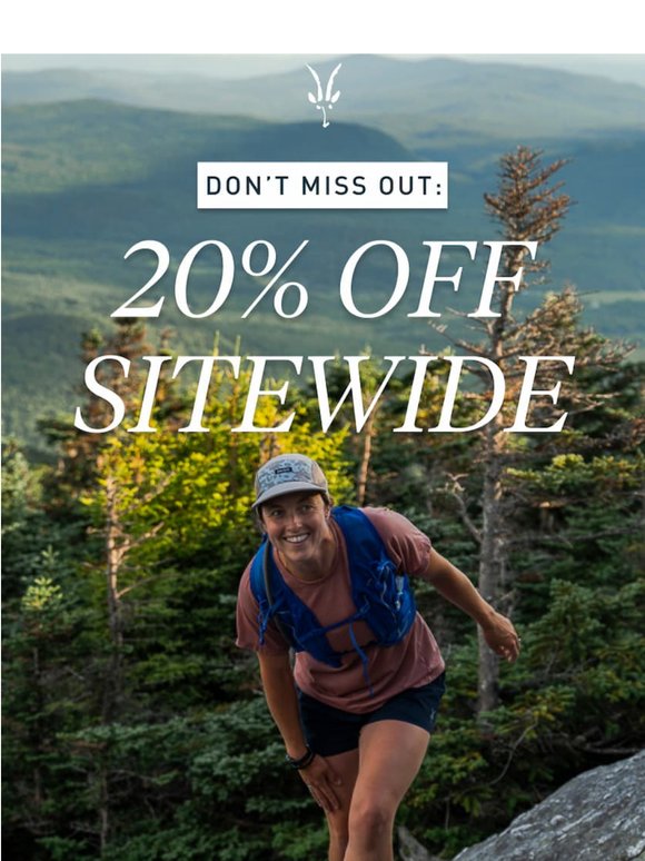 Don't Miss Out: 20% Off