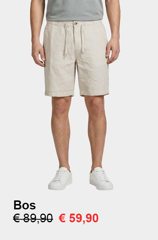 Bos Korte Broek Beige