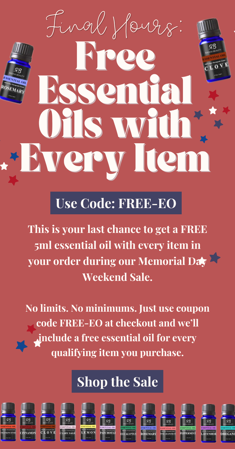 Get a Free Essential Oil with Every Item You Buy