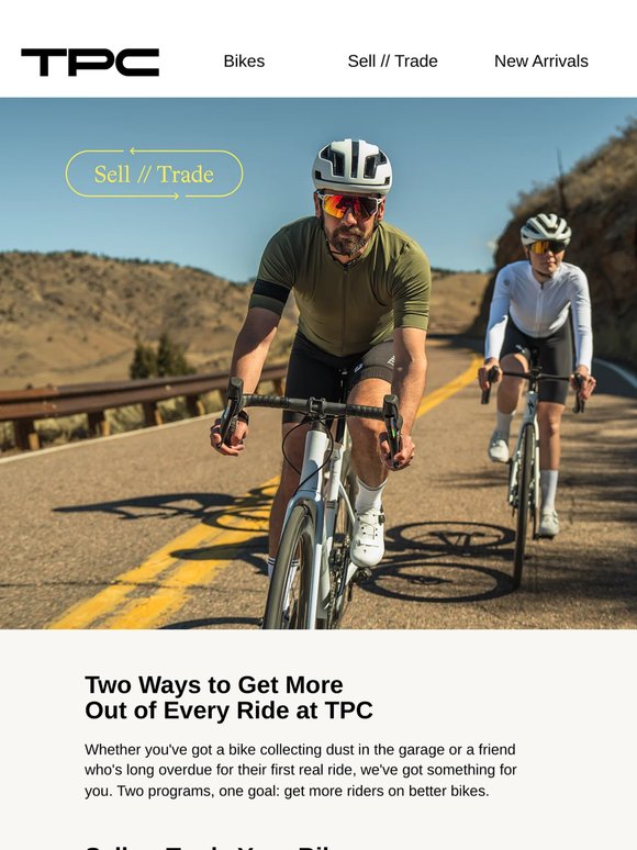 Sell Your Bike. Refer Your Friends. Keep the Credit Rolling.