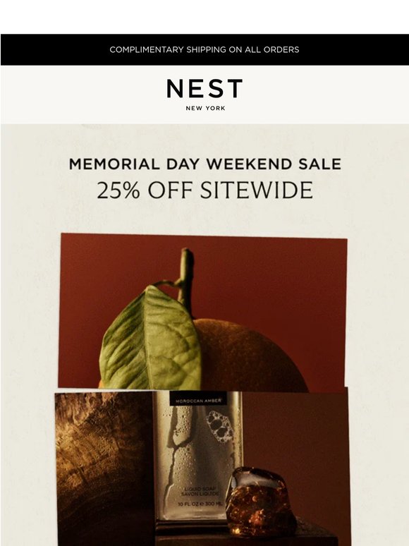 Don't miss 25% off