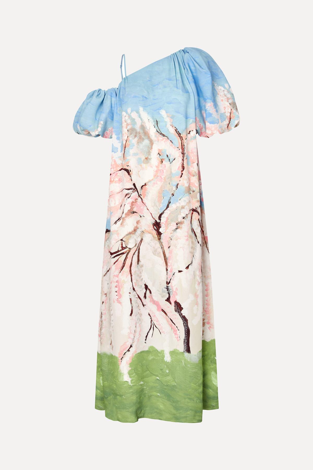 Romantic Long Dress - Cherry Blossom