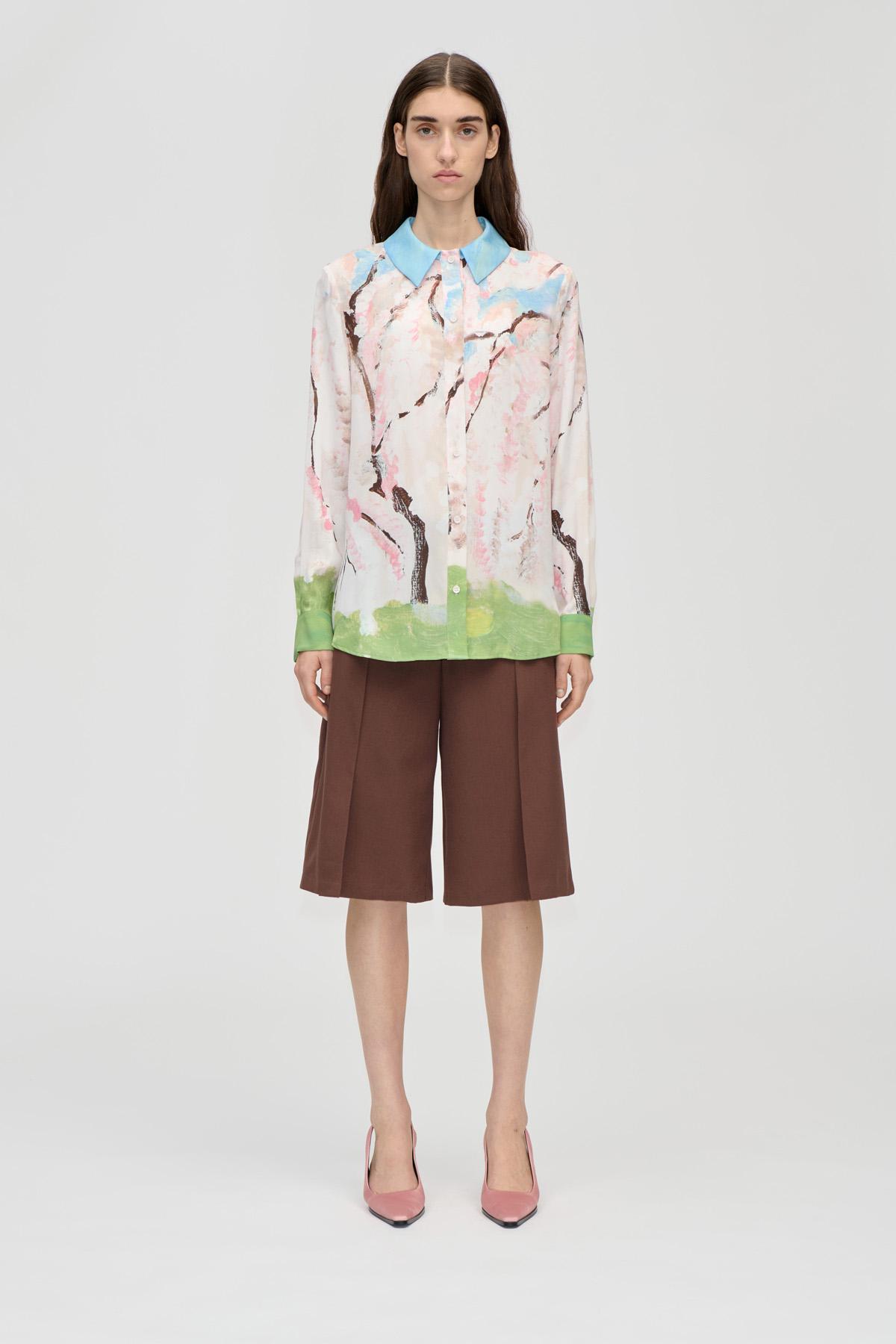 Long Sleeve Shirt - Cherry Blossom