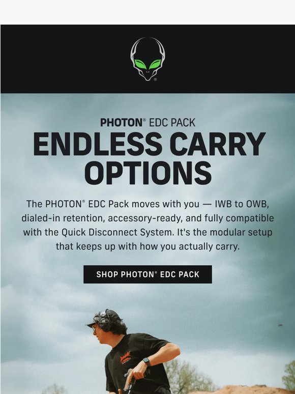 One Holster. Endless Carry Options.