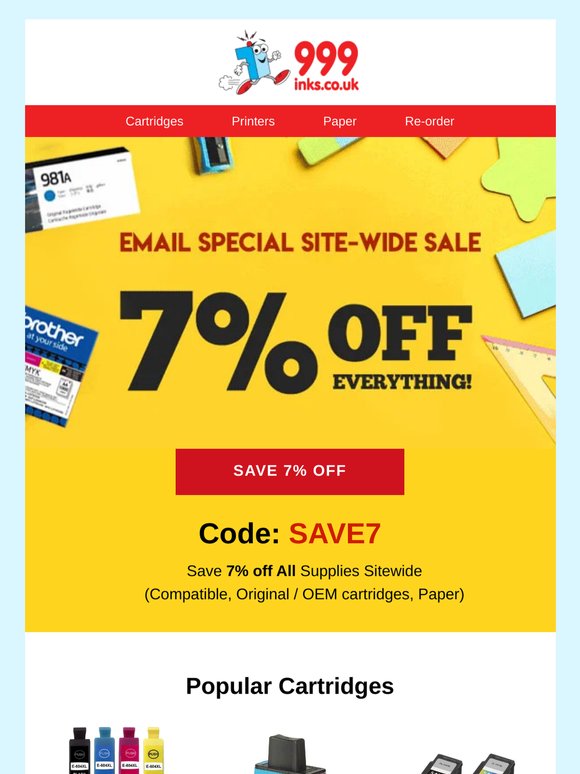 🏷️ Email Special Sitewide Discount for you